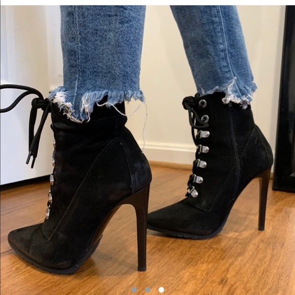 STEVE MADDEN LACE UP STILLETTOS - Picture 3 of 3